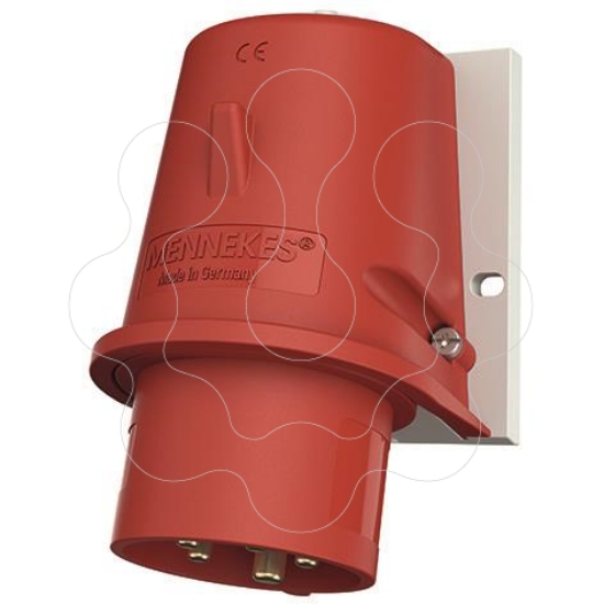 Imagem de Ficha fixa de parede 16A 400V IP44