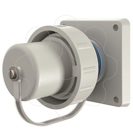 Imagem de Ficha fixa de painel Schuko 16A 230V IP68