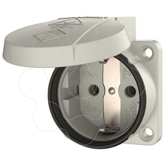 Imagem de Tomada de painel Schuko 16A 230V IP54