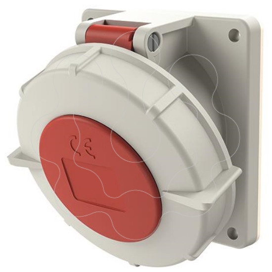 Imagem de Tomada de painel com TwinCONTACT 32A 400V IP67