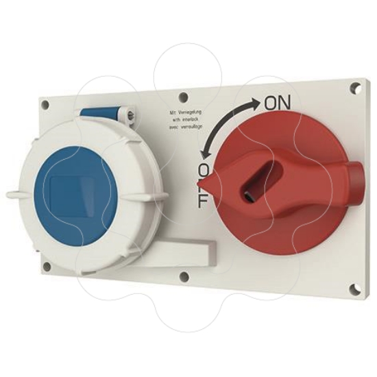 Imagem de Tomada de painel dupla 16A 230V