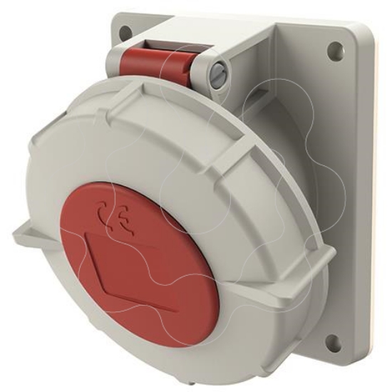 Imagem de Tomada de painel com TwinCONTACT 32A 400V IP67
