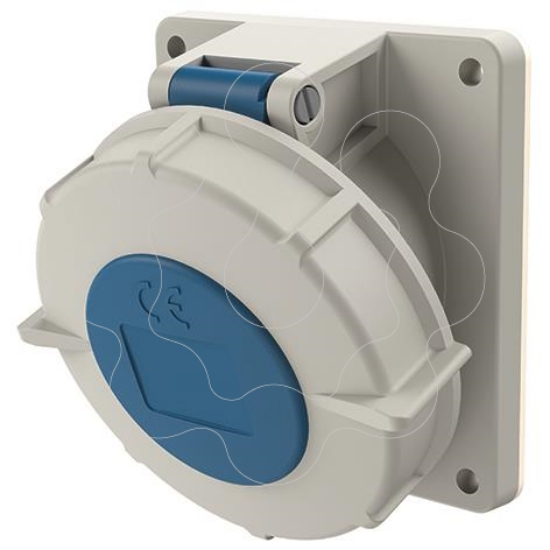 Imagem de Tomada de painel com TwinCONTACT 32A 230V IP67
