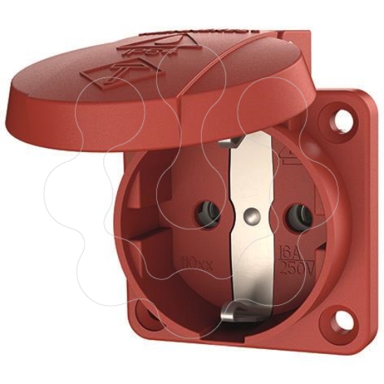 Imagem de Tomada de painel Schuko 16A 230V IP54
