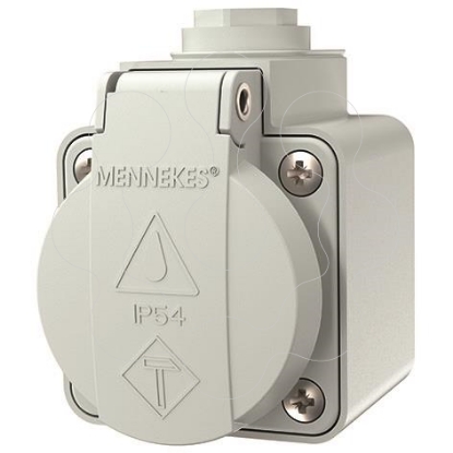 Mostrar detalhes para Tomada de painel Schuko 16A 230V IP44 Imagem de Tomada de painel Schuko 16A 230V IP44