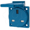 Imagem de Tomada de ligacao a terra para painel 13A 230V IP44 Azul