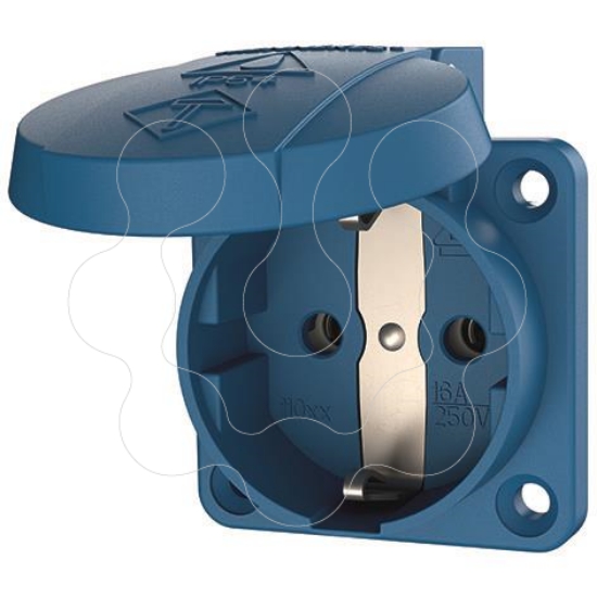 Imagem de Tomada de painel Schuko 16A 230V IP54