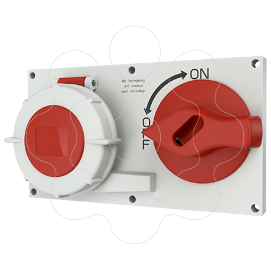 Imagem de Tomada de painel dupla 32A 400V