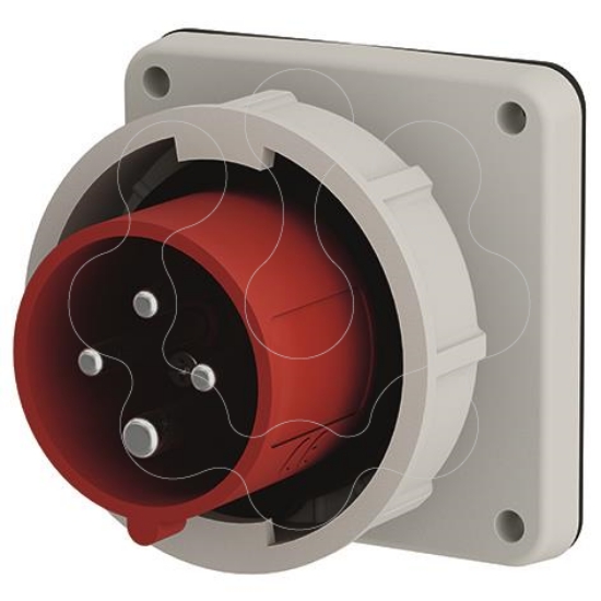 Imagem de Ficha fixa de painel 16A 400V IP67