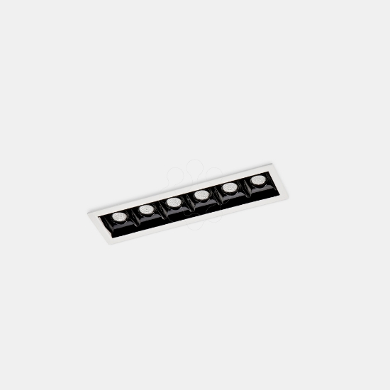 Imagem de Downlight Bento Standard 6 LEDS Trim 12.2 Branco quente - 3000K CRI 90 37.5º Branco Preto IP23 1276lm