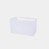 Imagem de Abajur Acessório Shade retangular 285x170x150mm Branco