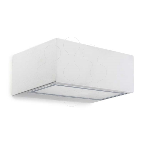 Imagem de Aplique IP65 Nemesis LED 90220mm LED 19.2 SW 2700 3200 4000K ON OFF Branco 1816lm