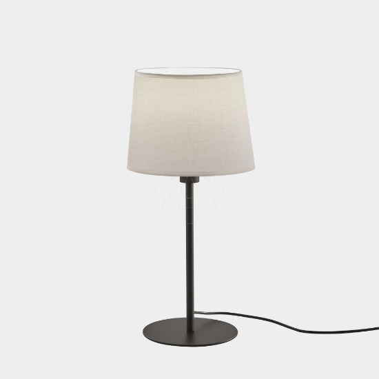 Imagem de Candeeiro de mesa Metrica Round E27 15 Preto 476lm