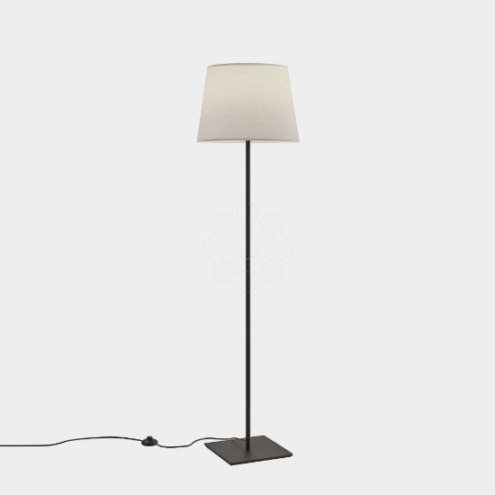Imagem de Candeeiro de pé Metrica Square E27 15 Preto 476lm