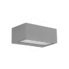 Imagem de Aplique IP54 Nemesis Alumínio 90220mm E27 15 Cinzento