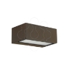 Imagem de Aplique IP54 Nemesis Alumínio 90220mm E27 15 Castanho 273lm
