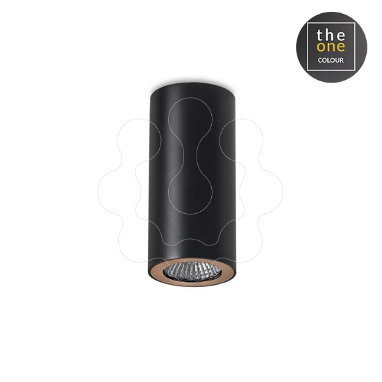 Imagem de Plafon Pipe Single GU10 8 Preto 302lm