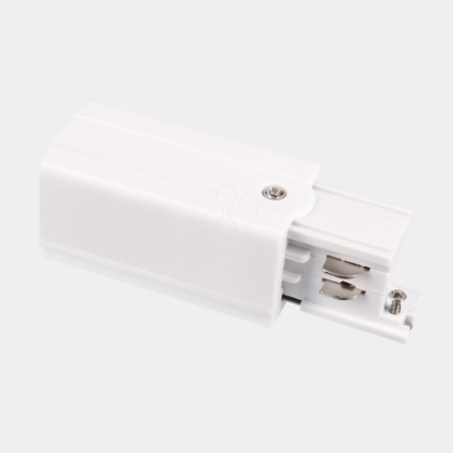 Mostrar detalhes para Conector direito branco sem aro Imagem de Conector direito branco sem aro