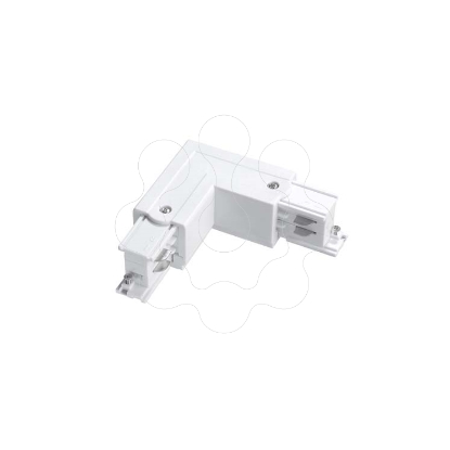 Mostrar detalhes para Conector direito branco L sem aro Imagem de Conector direito branco L sem aro