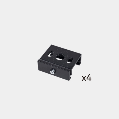 Mostrar detalhes para Acessório preto fixação direta em tetos falsos Imagem de Acessório preto fixação direta em tetos falsos