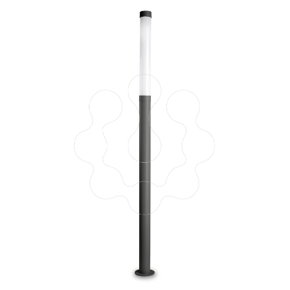 Mostrar detalhes para Coluna LYON de 2310 mm de altura com acabamento cinzento escuro e cabeça não incluída Imagem de Coluna LYON de 2310 mm de altura com acabamento cinzento escuro e cabeça não incluída