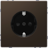 Imagem de D-Life - Tomada 2P+T com obturadores lig.rápida - 16A - Metal mocca