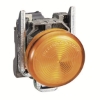 Imagem de Sinalizador led - amarelo 24vca/cc c/ aro fix met