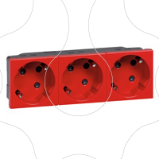 Imagem de MOSAIC 3 X 2P+T SCHUKO ENCRAV.