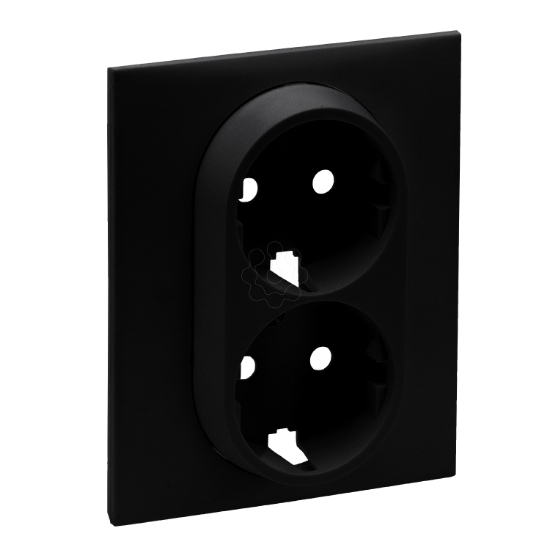 Imagem de NL-STEP CENTRO 2 X SCHUKO PRET