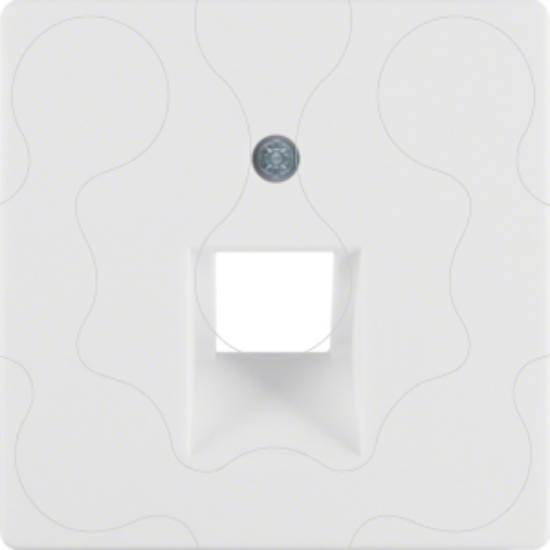 Imagem de Q.x - espelho RJ45 simples, branco