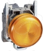Imagem de Sinalizador led - amarelo 24vca/cc c/ aro fix met