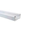 Imagem de Dexson - calha - 100x45 mm - 1 compartimento - sem adesivo - PVC - branco
