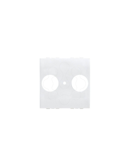 Imagem de Livinglight - Adaptador espelho central TV/RD + SAT - Branco, 2 módulos