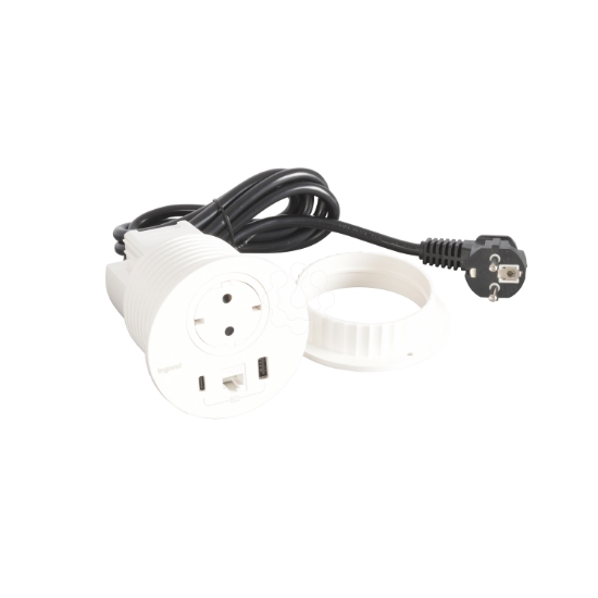 Imagem de DISQ.80, 2P+T+USB+RJ45 BRAN.2M