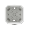 Imagem de Plexo IP 55 componível - Caixa saliente simples com bucins planos, Branco