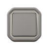 Imagem de Plexo IP 55 monobloco encastrar - Comutador de escada, Cinzento
