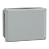 Imagem de Caixa industrial metálica - tampa lisa baixa - A206xL156xP83 - IP55 - cinzento RAL 7035