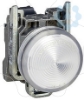 Imagem de Sinalizador led - branco 24vca/cc c/ aro fix met