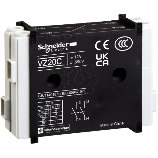 Imagem de Bloco de 2 contactos auxiliares - VARIO - 1NA+1NF