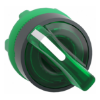 Imagem de Cabeça de interruptor selector iluminada - 2 posições - ø 22 - verde