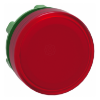 Imagem de Cabeça sinalizadora - ø 22 - redonda - lente simples vermelha