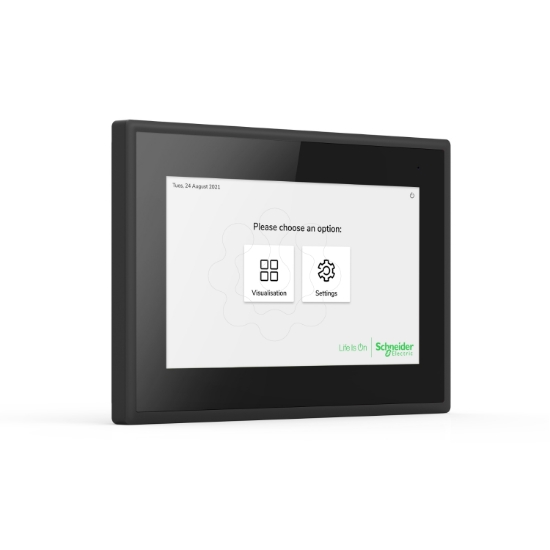 Imagem de Painel táctil 7" Cliente IP Spacelogic KNX Preto