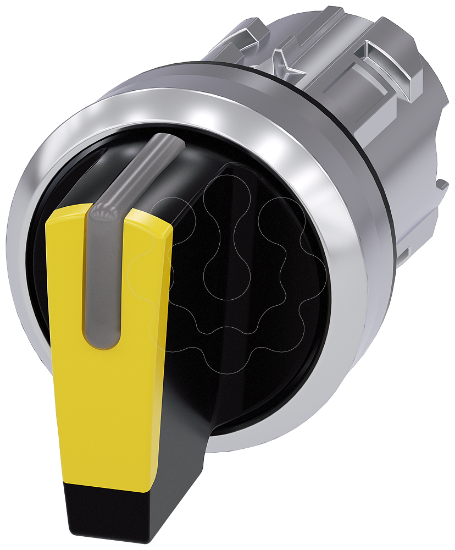 Imagem de Selector switch, I-O-II, yellow