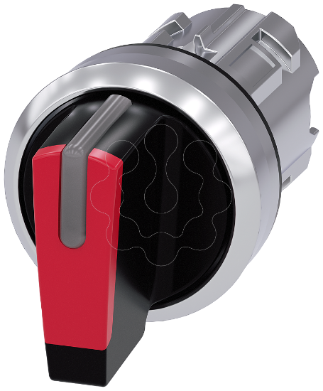 Imagem de Selector switch, I>O<II, red