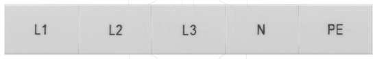 Imagem de LABELS, L1,L2,L3,PE,N, GR.15