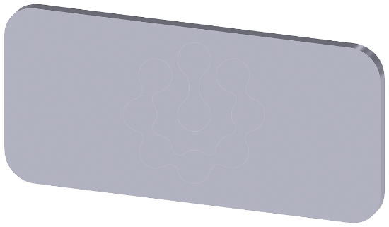 Imagem de Labeling plate, self-adhesive