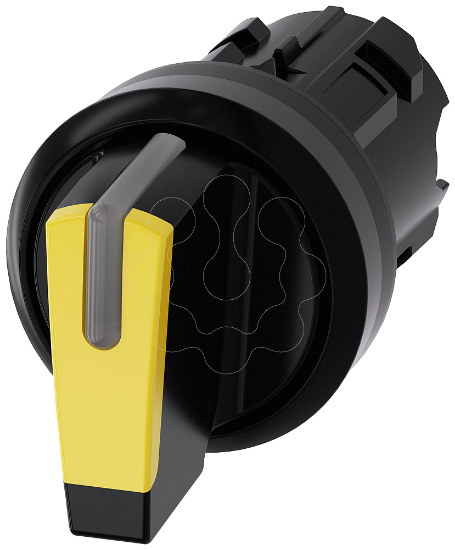 Imagem de Selector switch, I>O<II, yellow