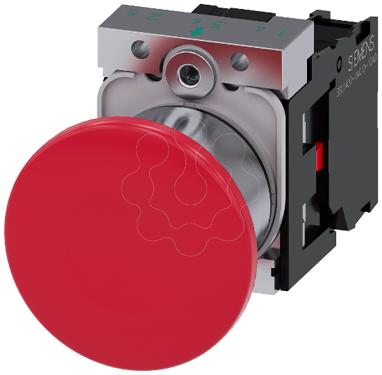 Imagem de Mushroom pushbutton, 40mm, red