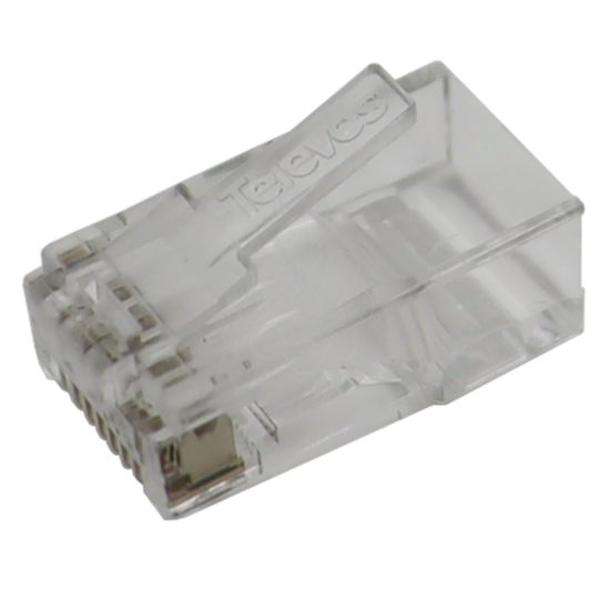 Imagem de Conector RJ45 macho UTP Cat 6 (50un)