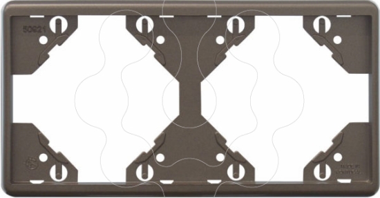 Imagem de ESPELHO DUPLO HORIZONTAL GRAFITE